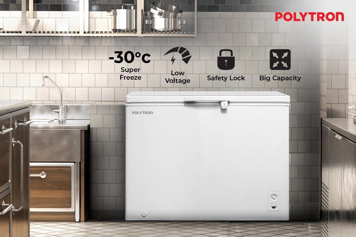Chest freezer POLYTRON seri PCF 18 dan PCF 29