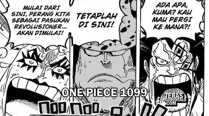 LENGKAP! One Piece 1099 Spoiler: Kekuatan Sejati Monkey D Dragon Terungkap, Bartholomew Kuma dan Vegapunk Ternyata...
