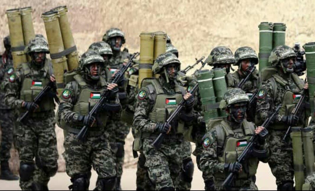 Pasukan Elit Brigade Al Qassam Hamas Palestina