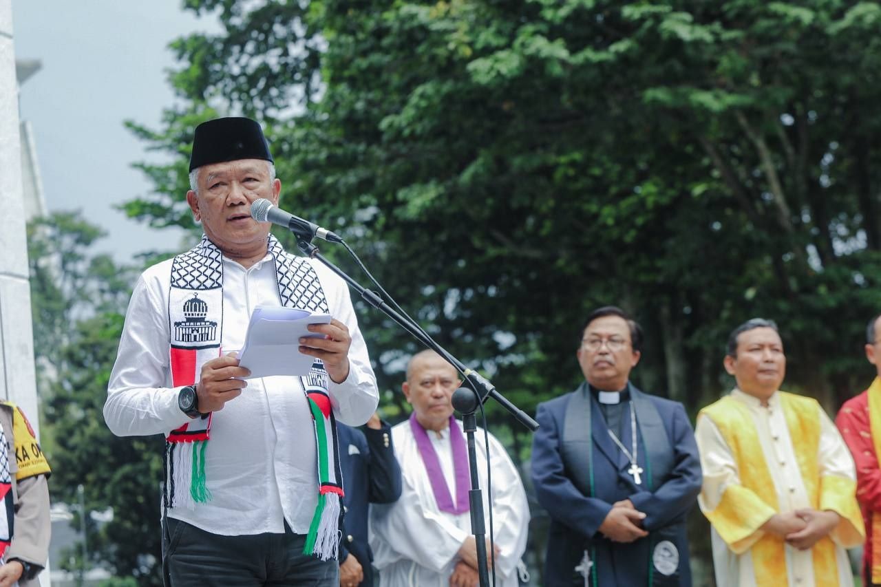 Pemkot Bandung Gelar Doa Lintas Agama dan  Galang Donasi Bantu Warga Palestina di Gaza