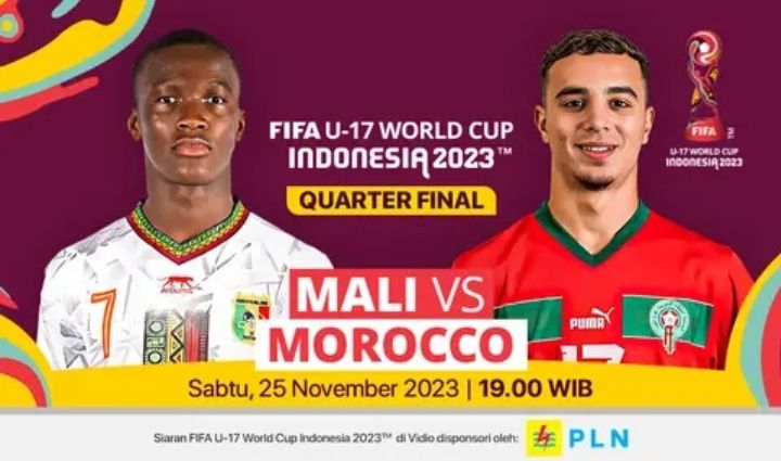 Jadwal Piala Dunia U17 Mali vs Maroko Hari Ini 25 November 2023 di Indosiar, Lengkap Link Live Streaming