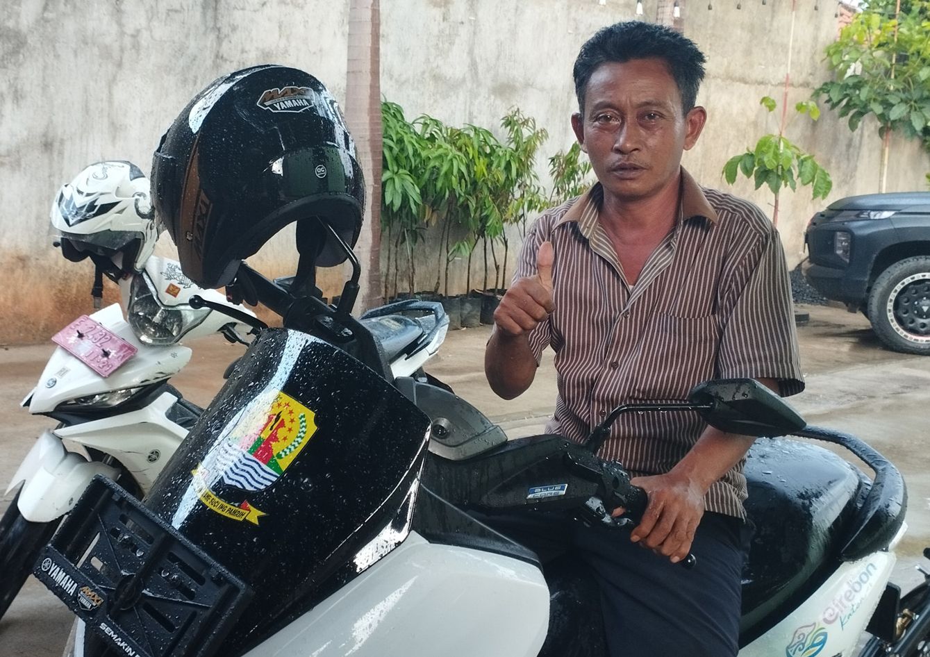 MOTOR matic bagi para kuwu di Kabupaten  Cirebon Kamis, 30 November 2023 