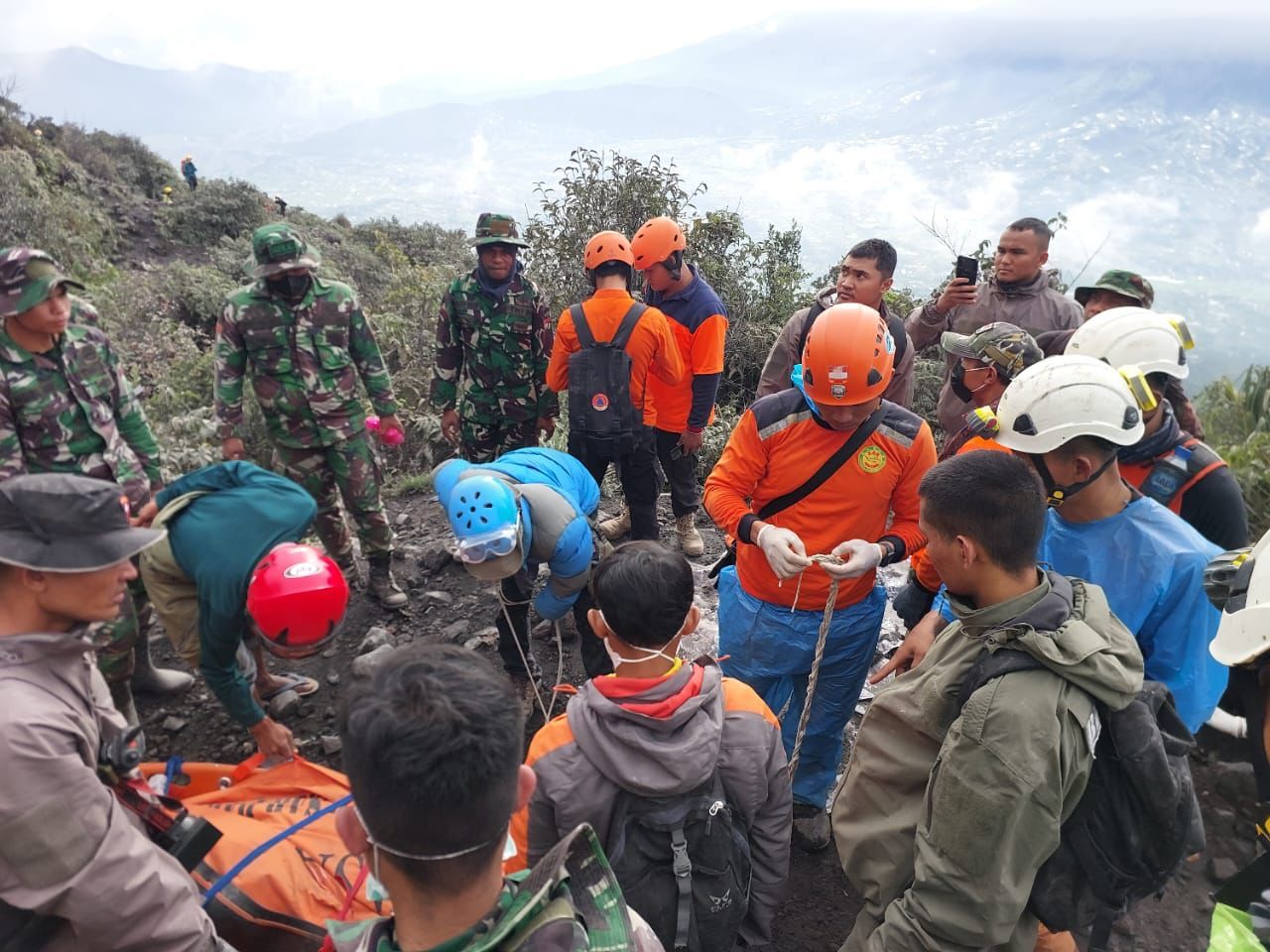 Korban terakhir Erupsi Gunung Marapi Berhasil ditemukan SAR Gabungan