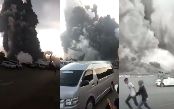 Viral video yang beredar di pesan WhatsApp yang menjelaskan erupsi Gunung Tangkuban Parahu pada Kamis 7 Desember 2023 