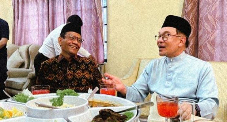Mahfud MD makan siang bersama PM Malaysia Anwar Ibrahim, Jumat 8 Desember 2023.