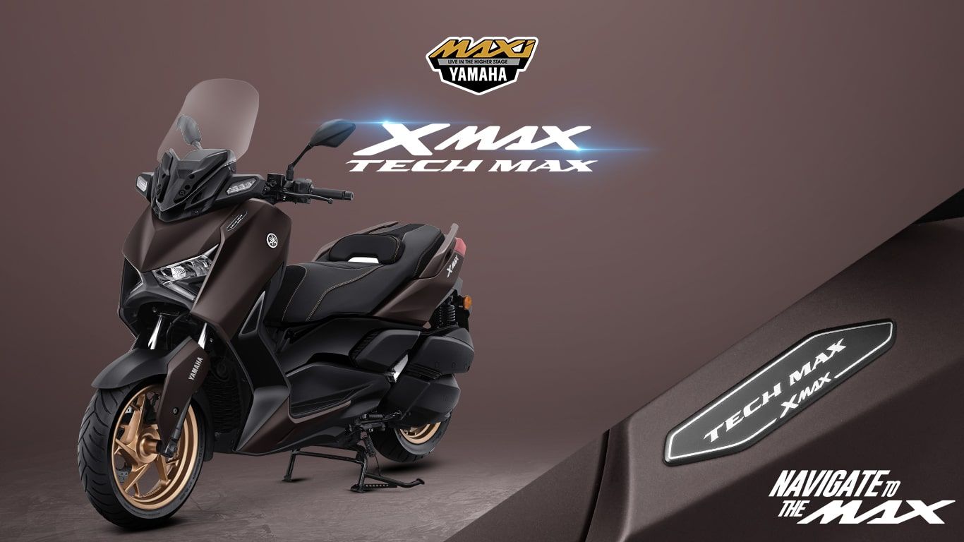 Yamaha Xmax 250 Connected dan Yamaha Xmax 250 Tech Max.