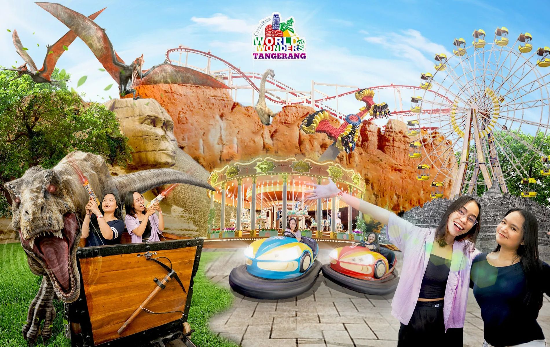World of Wonders Theme Park Citra Raya, rekomendasi tempat wisata di Tangerang.