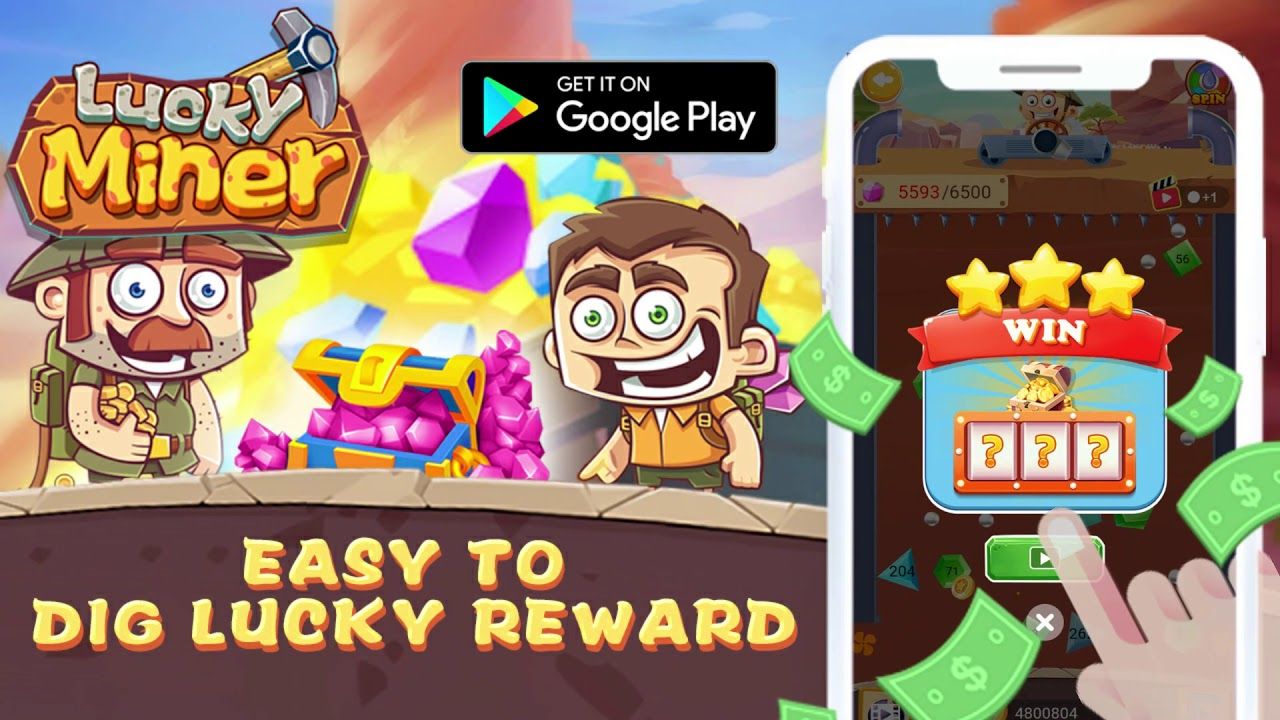 The Lucky Miner, game online penghasil uang