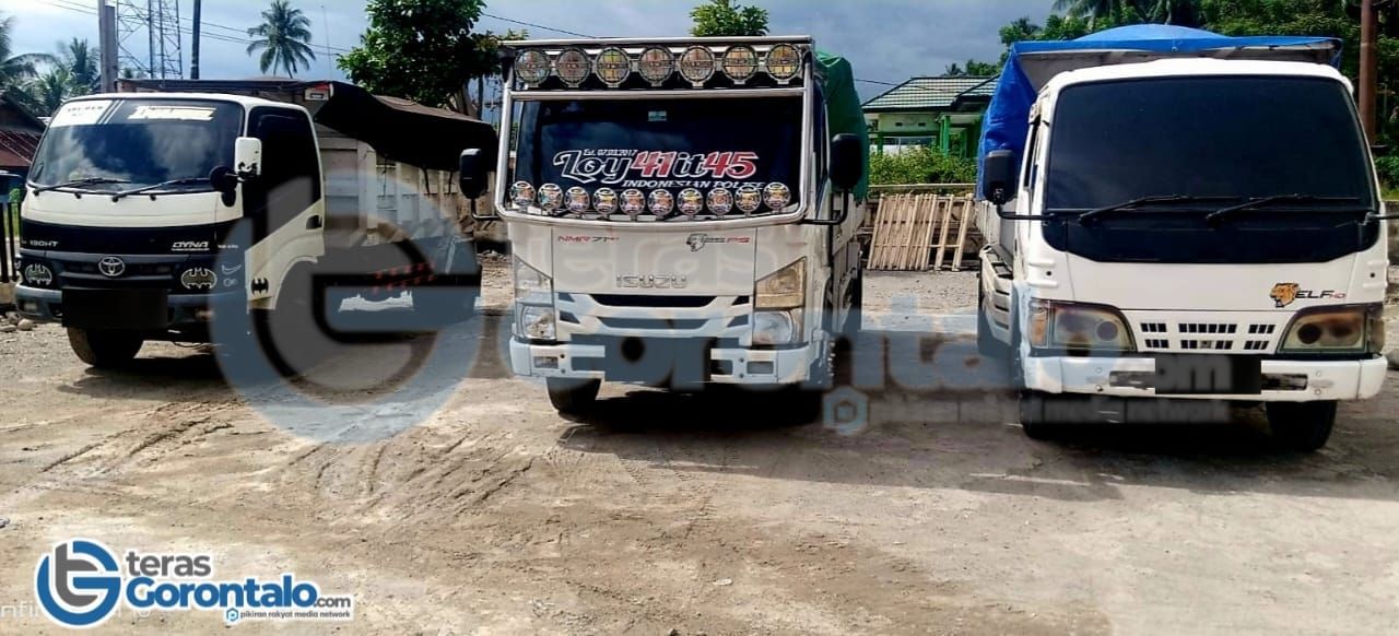 3 Truk Penyelundup Batu Hitam Ilegal ‘Diam-diam’ Dilepas Polres Bolsel Saat Masuk di Kecamatan Posigadan