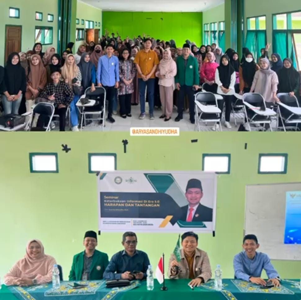 Wakil Ketua Komisi Informasi Pusat, Arya Sandhiyudha memberikan kuliah umum di Universitas Nahdatul Ulama Sulawesi Tenggara. 
