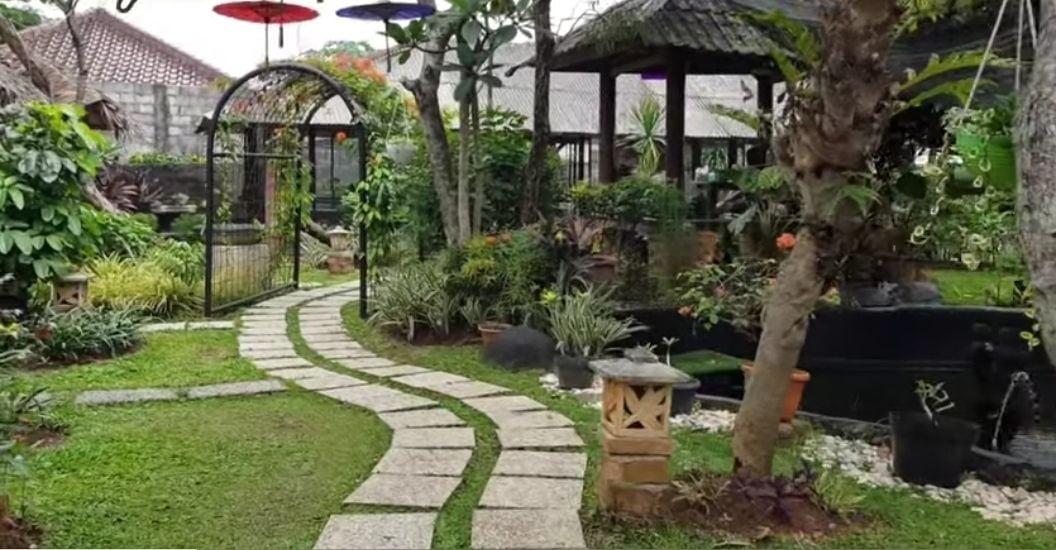 Resto Taman Kampung Bunga, resto dan cafe cozy di Bintaro Tangerang Selatan Banten/tangkapan layar YouTube/Edivayunda Channel 