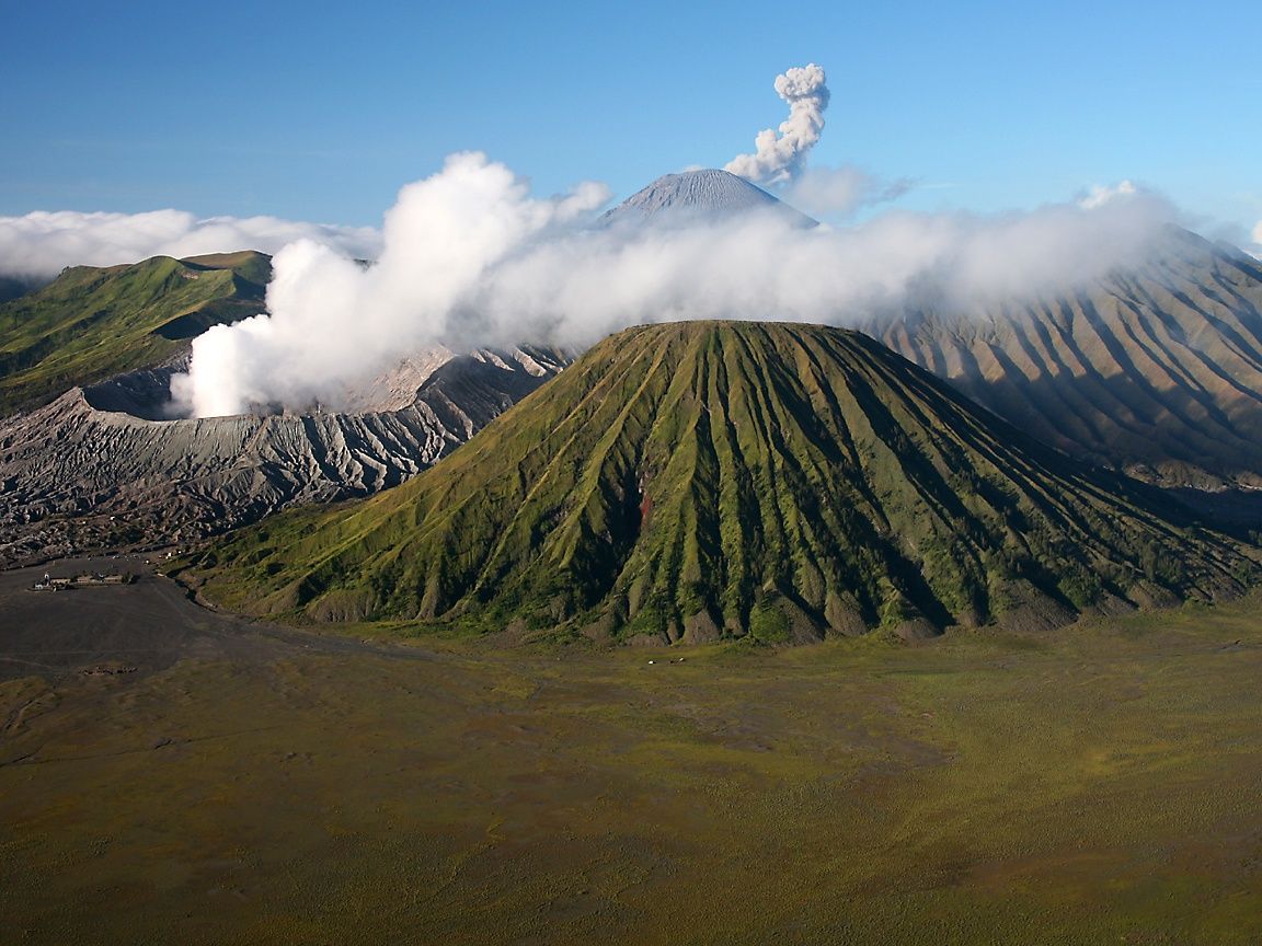 Ilustrasi gunung Bromo. 