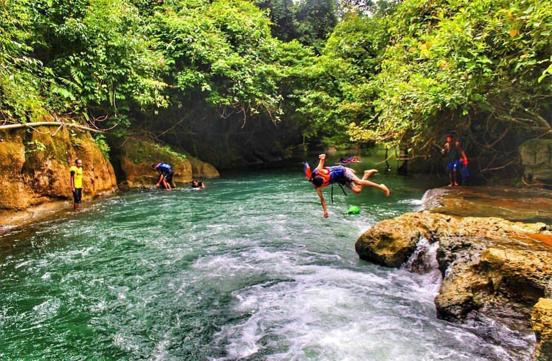 Citumang Body Rafting, salah satu tempat wisata di Pangandaran yang lagi hits.*