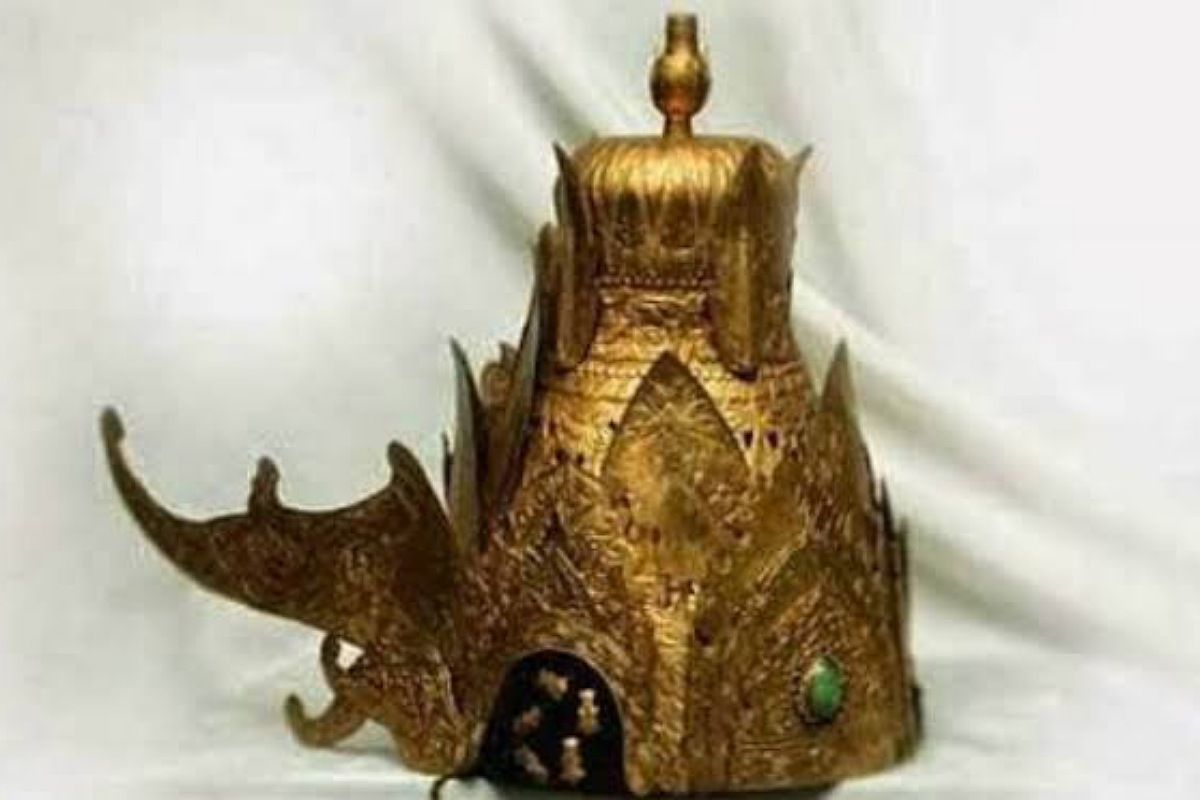 Mahkota Binokasih Sanghyang Pake, warisan kerajaan Padjadjaran yang kini berada di Museum Prabu Geusan Ulun Sumedang