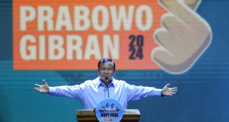 Calon presiden nomor urut 2, Prabowo Subianto. 