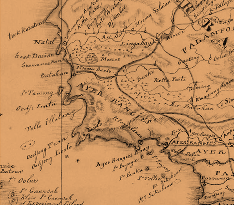 Air Bangis (Peta 1835) doc Poestaha Depok