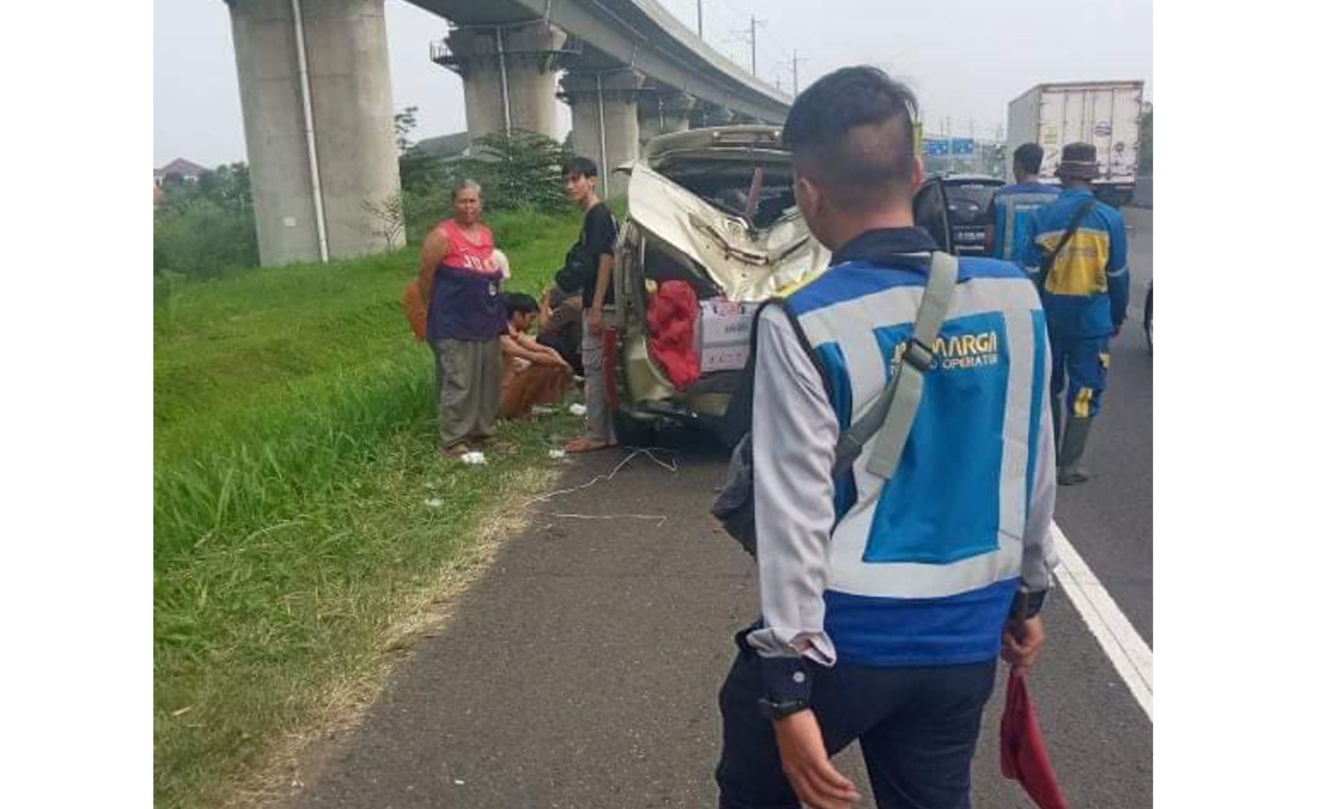 Kecelakaan di Jalan Tol Purbaleunyi, Jumat 22 Desember 2023 Sore