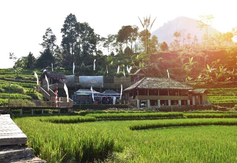 Pemandangan Desa Wisata Purwabakti Bogor