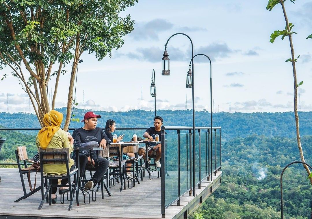 Obelix Hills, salah satu tempat wisata hits dan instagramable di Jogja./Instagram @obelixhills