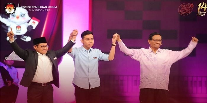 Momen debat Cawapres, diselenggarakan KPU, Jumat malam, 22 Desember 2023. (Foto: Instagram/@kpu_ri)