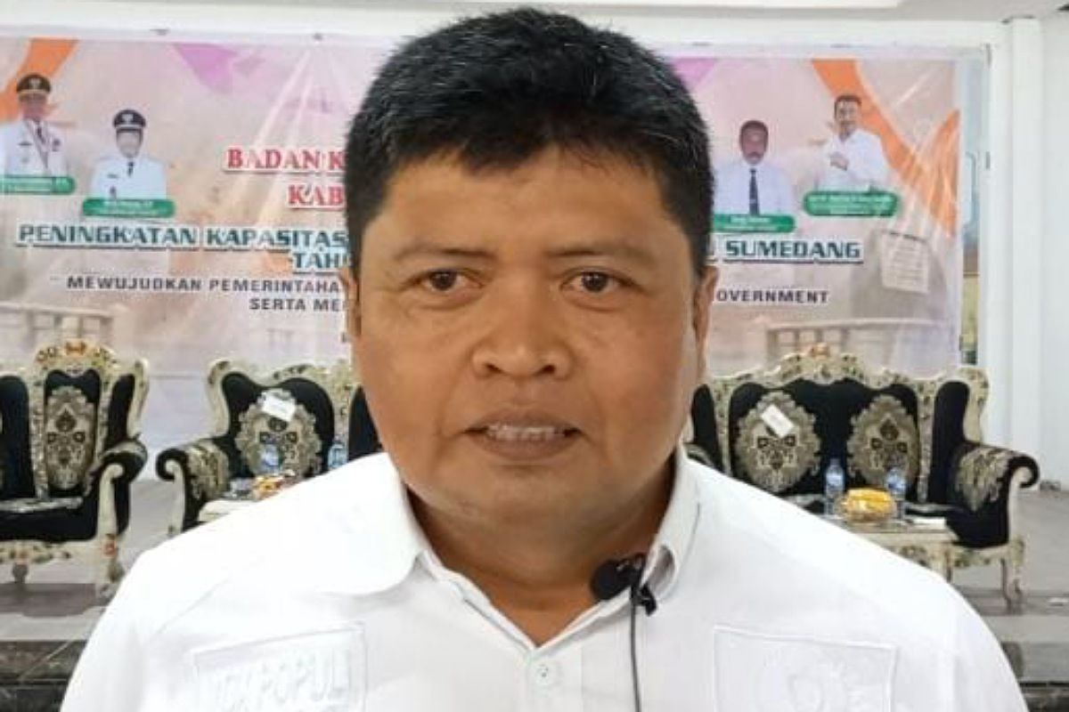Wakil Ketua DPRD Kabupaten Sumedang dan juga Komisi I, Ilmawan Muhammad 