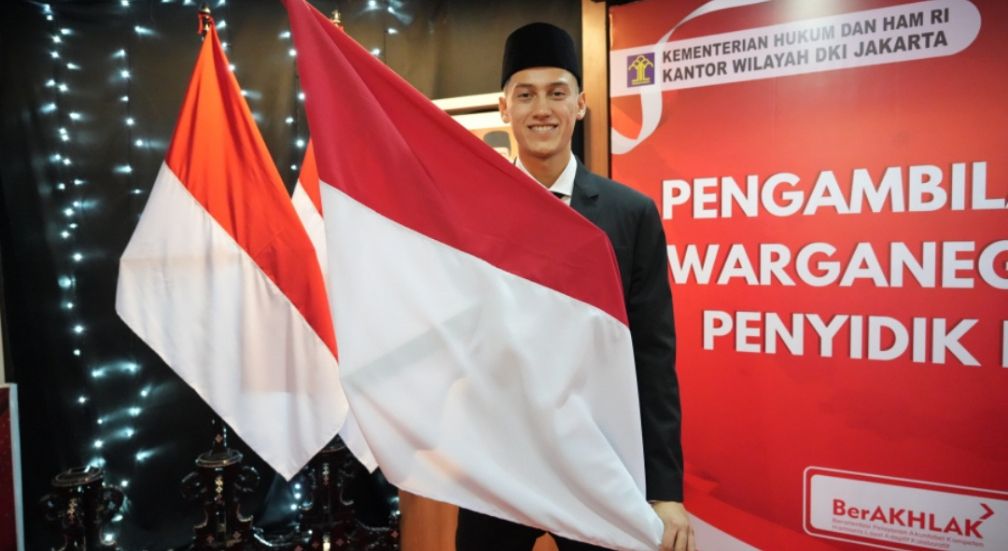 Jay Idzes resmi menjadi Warga Negara Indonesia.