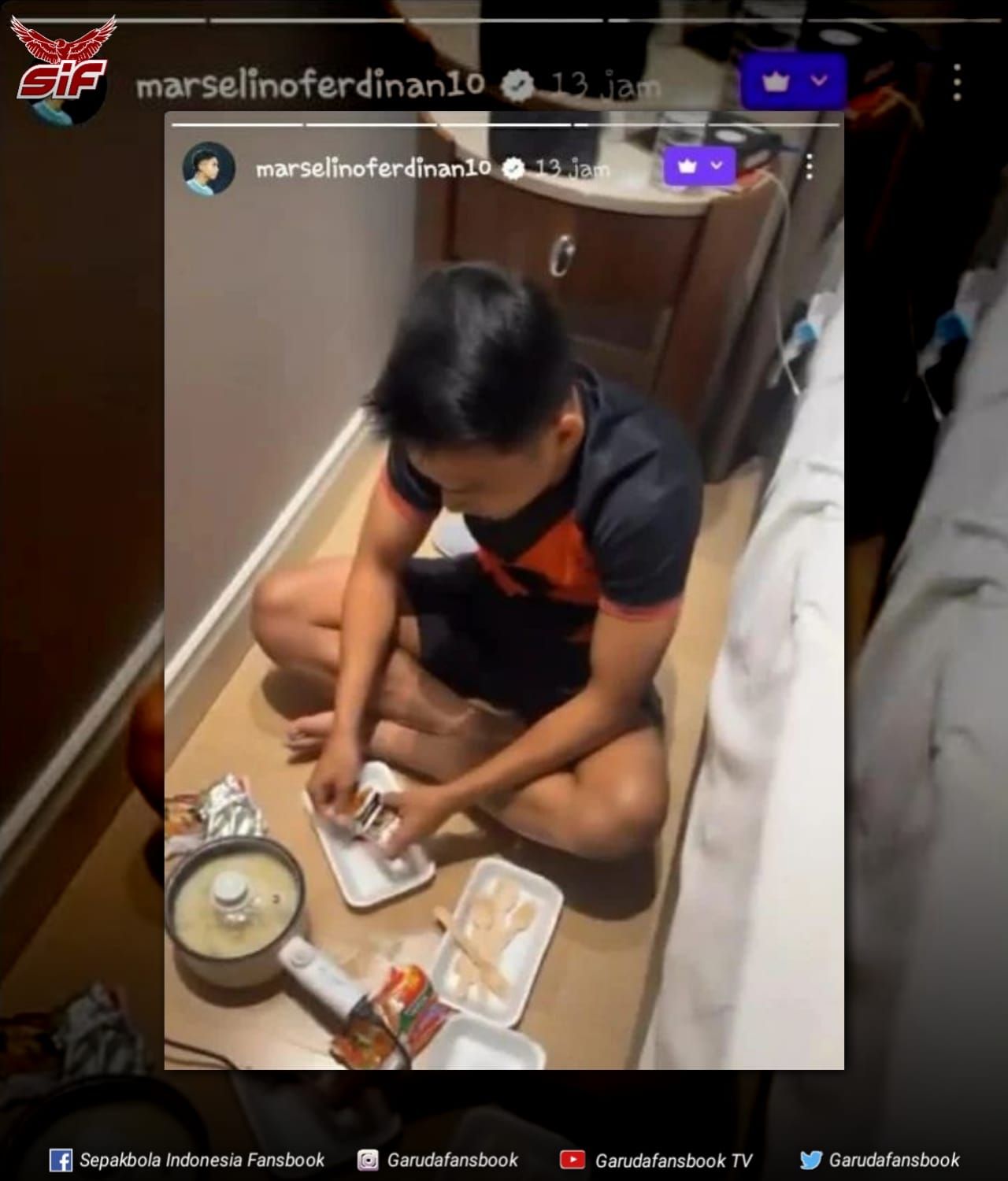 Begini Sikap PSSI dan Shin Tae-yong atas video Witan Sulaeman tengah menyajikan mie instant di akun Instagram Marselino Ferdinan.