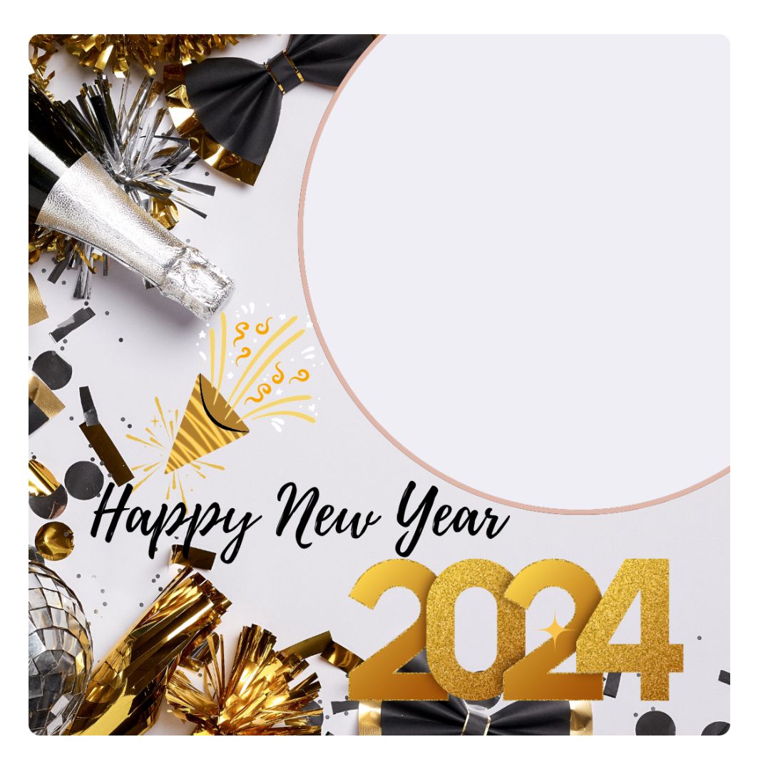 Link download Twibbon tahun baru 2024, Happy New Year