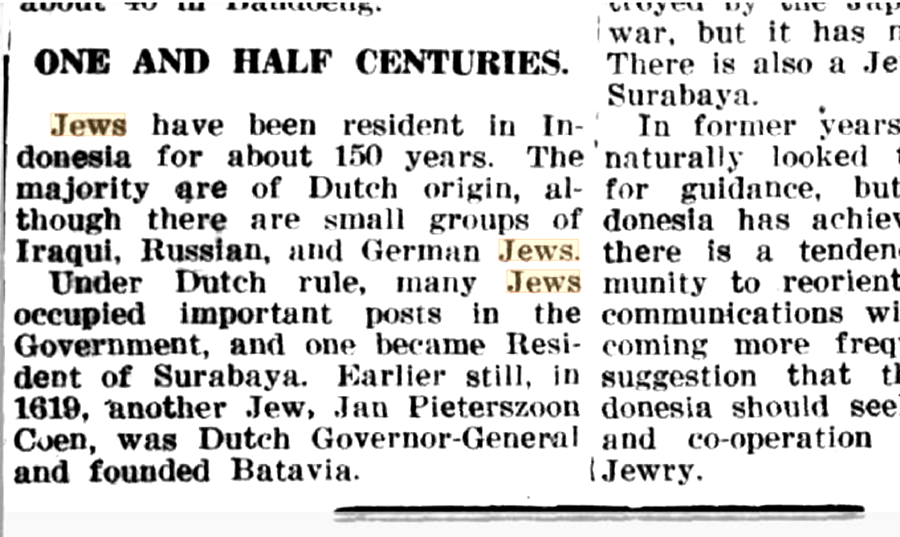 The Australian Jewish News, terbitan Melbourne, Australia, 24 November 1950
