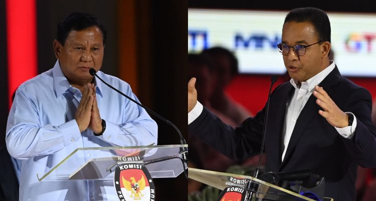 Prabowo Subianto dan Anies Baswedan saling sindir di debat ketiga Pilpres 2024.