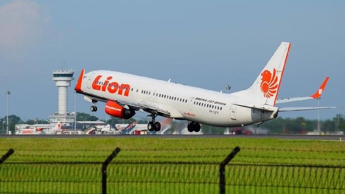 Pesawat Boeing 737- 9 MAX milik Lion Air.