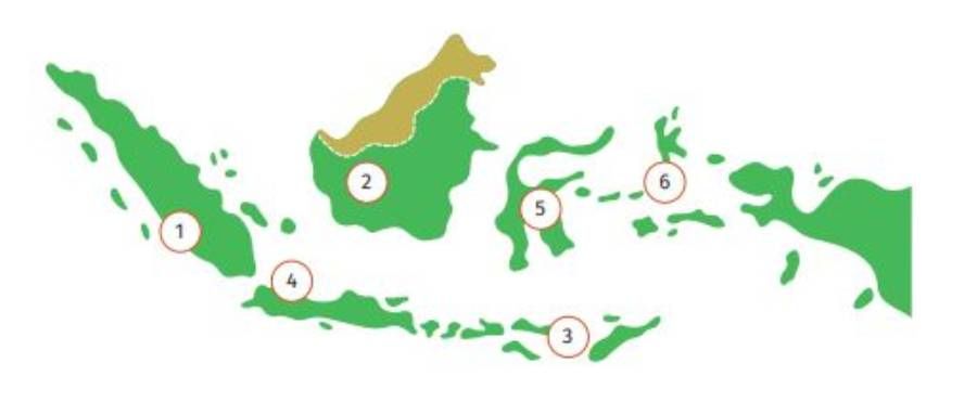 Gambar peta Indonesia 
