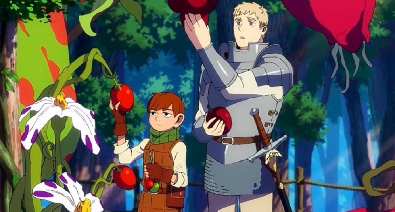 Anime terbaru Delicious in Dungeon.