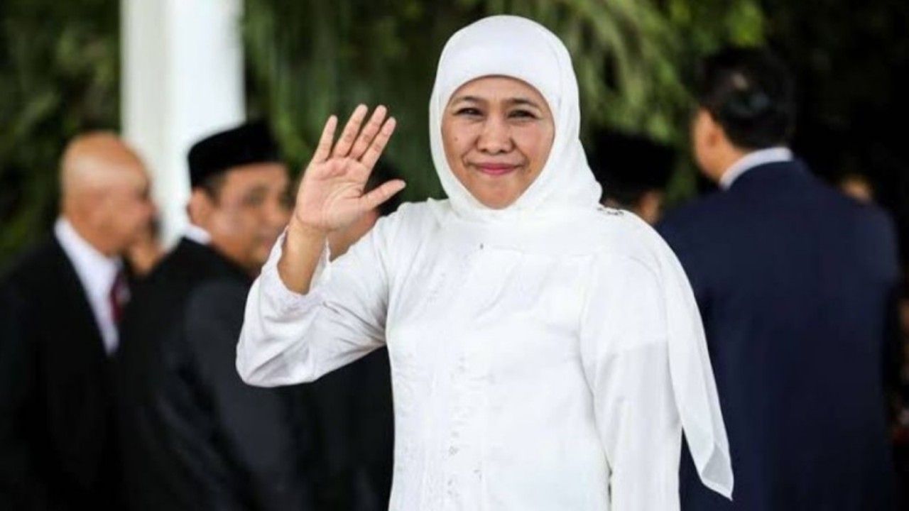 Gubernur Jawa Timur Khofifah Indar Parawansa Dukung Prabowo-Gibran