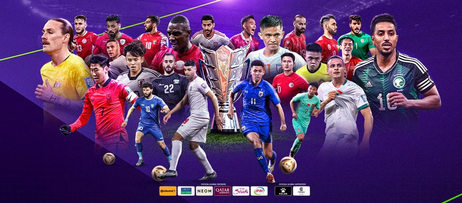 Poster pertandingan AFC Piala Asia 2023
