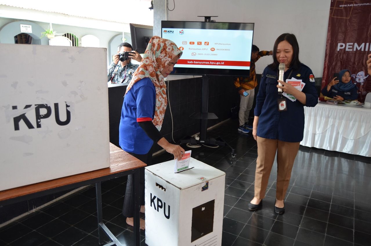 Tingkatkan Angka Partisipasi Pemilu, KPU Banyumas 'Woro-woro' pada Penghuni Rutan