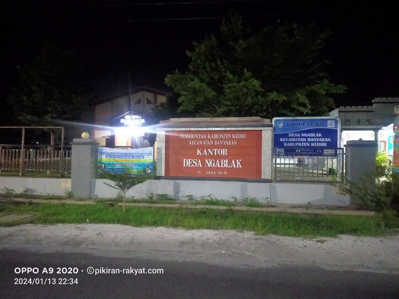 Foto. Kantor Desa Ngablak, Kecamatan Banyakan - Kabupaten Kediri