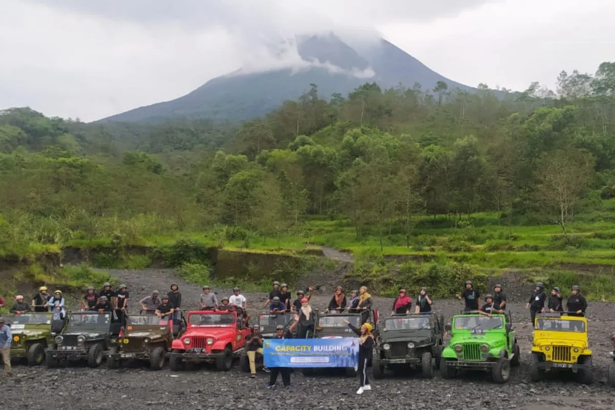 Lereng Gunung Merapi di Kabupaten Sleman. 