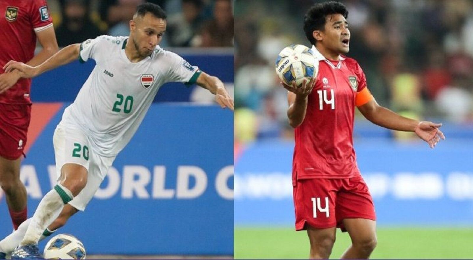 Indonesia vs Irak di Piala Asia 2023./X @Indostransfer