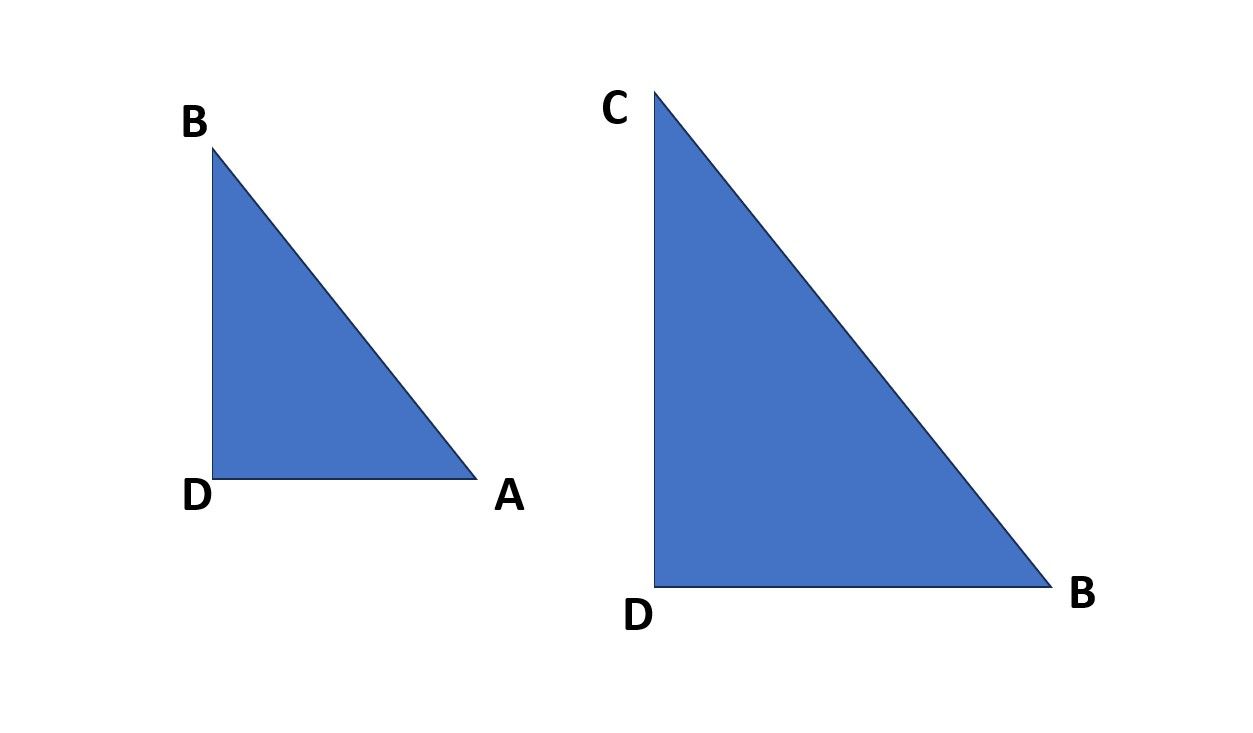 Ilustrasi - Kunci jawaban Matematika kelas 9 SMP halaman 256 nomor 9 pembahasan cara detail pasangan segitiga sebangun MTK Kurikulum 2013 Semester 2.