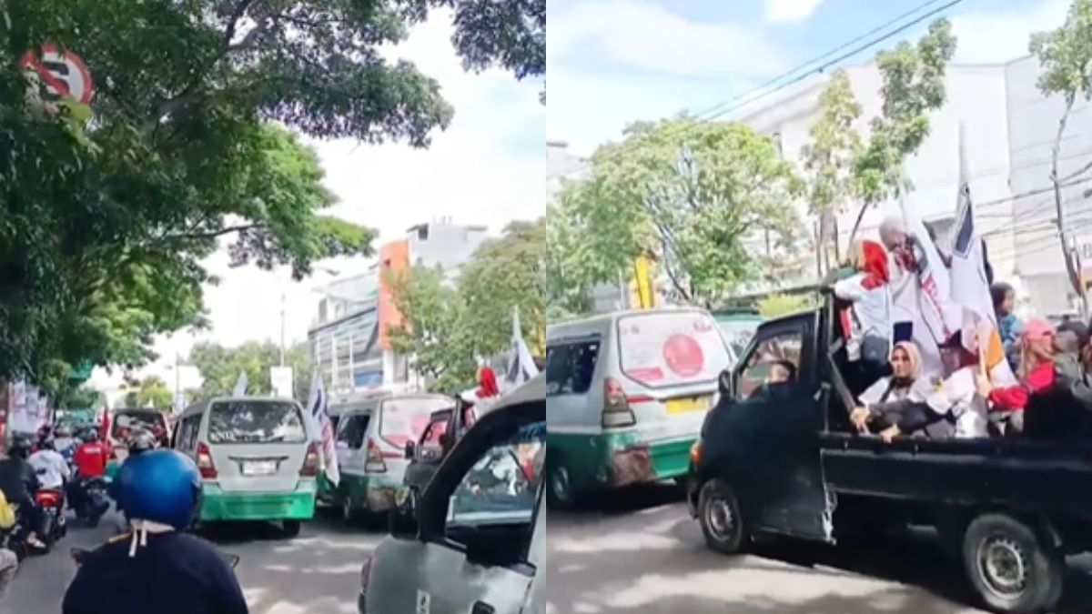 Netizen mengeluhkan kemacetan yang terjadi di Jalan BKR Bandung, imbas kampanye Ganjar-Mahfud.