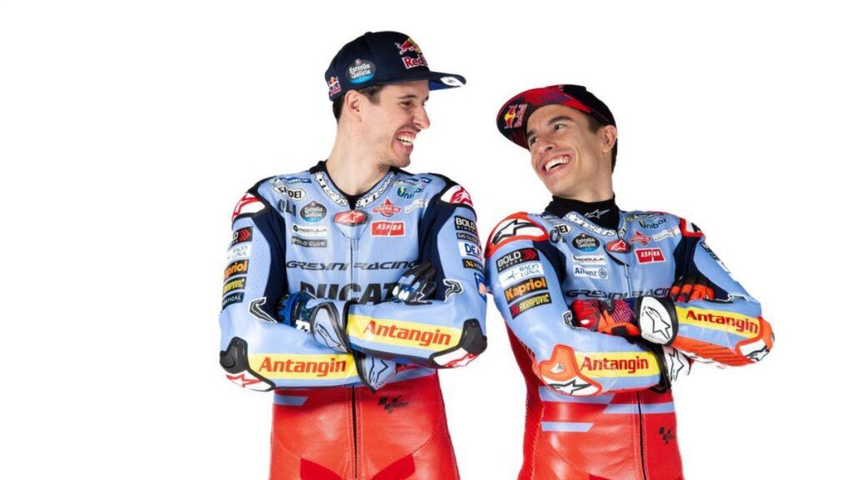 Marc Marquez bersama sang adik, Alex Marquez di Gresini Racing MotoGP 2024 