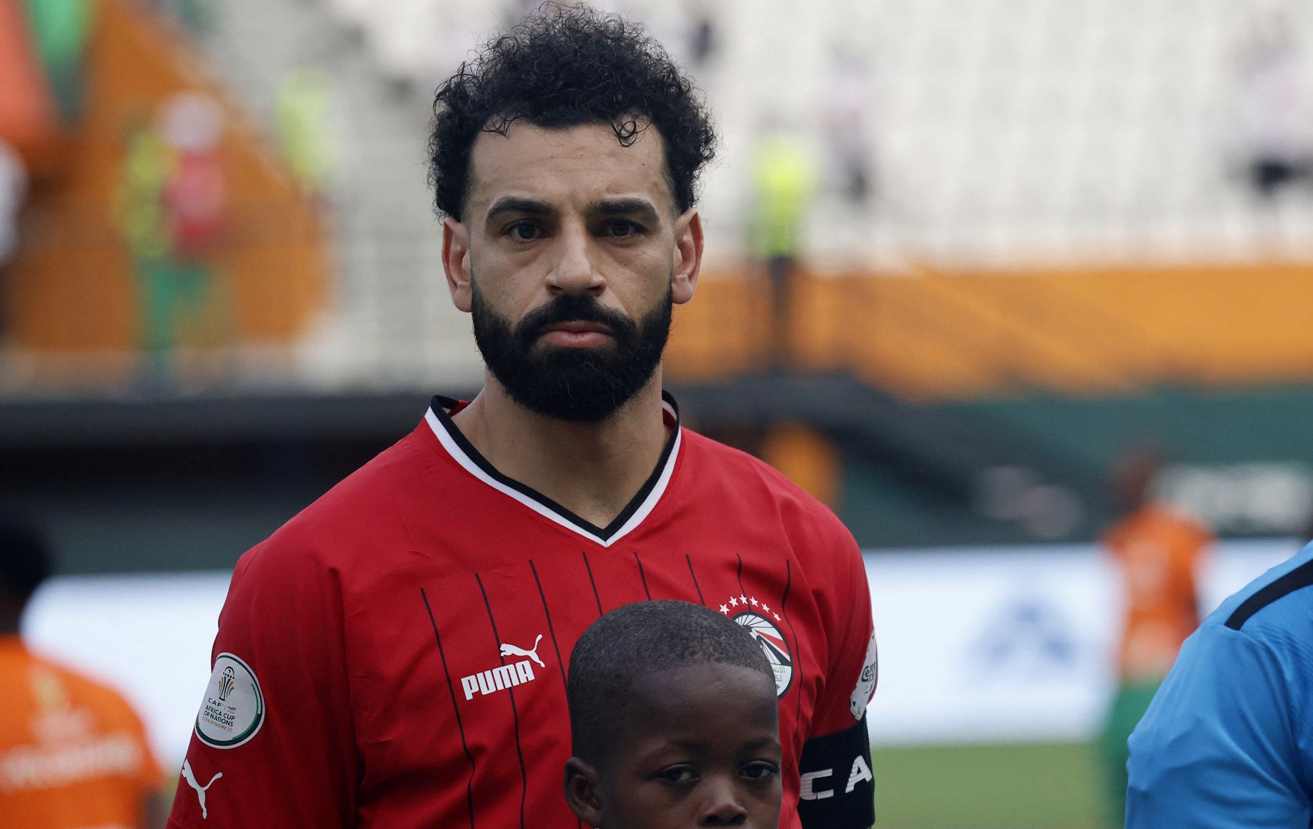 Mohamed Salah mengalami cedera saat membela Mesir di Piala Afrika 2024.
