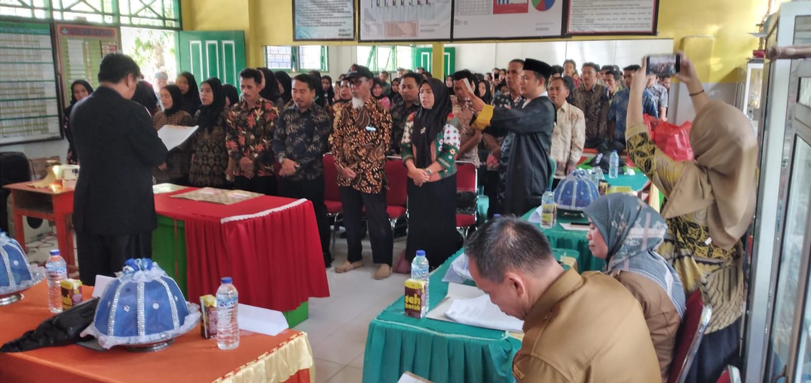 Pelantikan 123 Pengawas Pemilu di Kecamatan Rilau Ale pada Senin, 22 Januari 2024./WartaBulukumba.Com