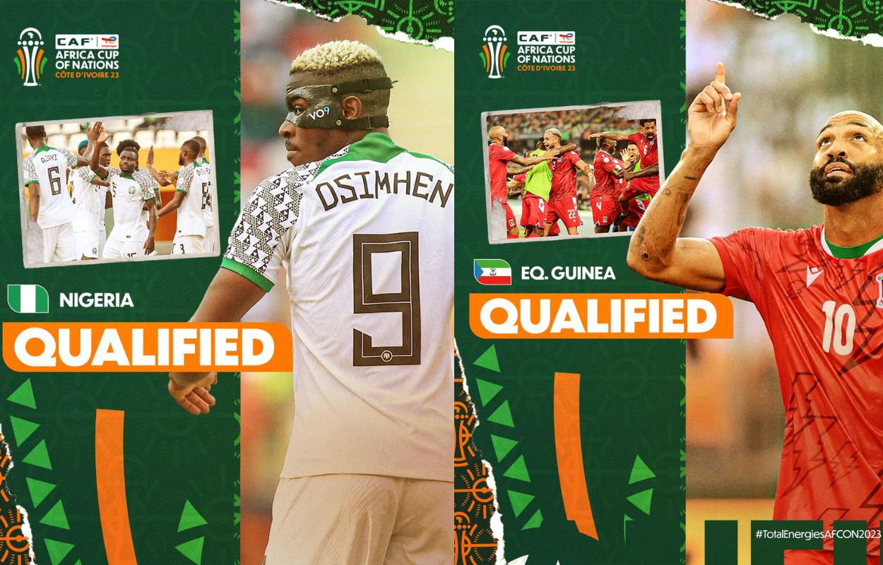 Perwakilan Grup A Berhasil lolos ke babak 16 Besar Piala Afrika 2023, Yakni Nigeria dan Guinea Khatulistiwa