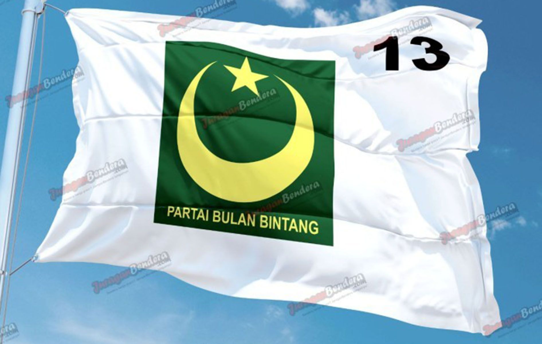 Bendera Partai Bulan Bintan