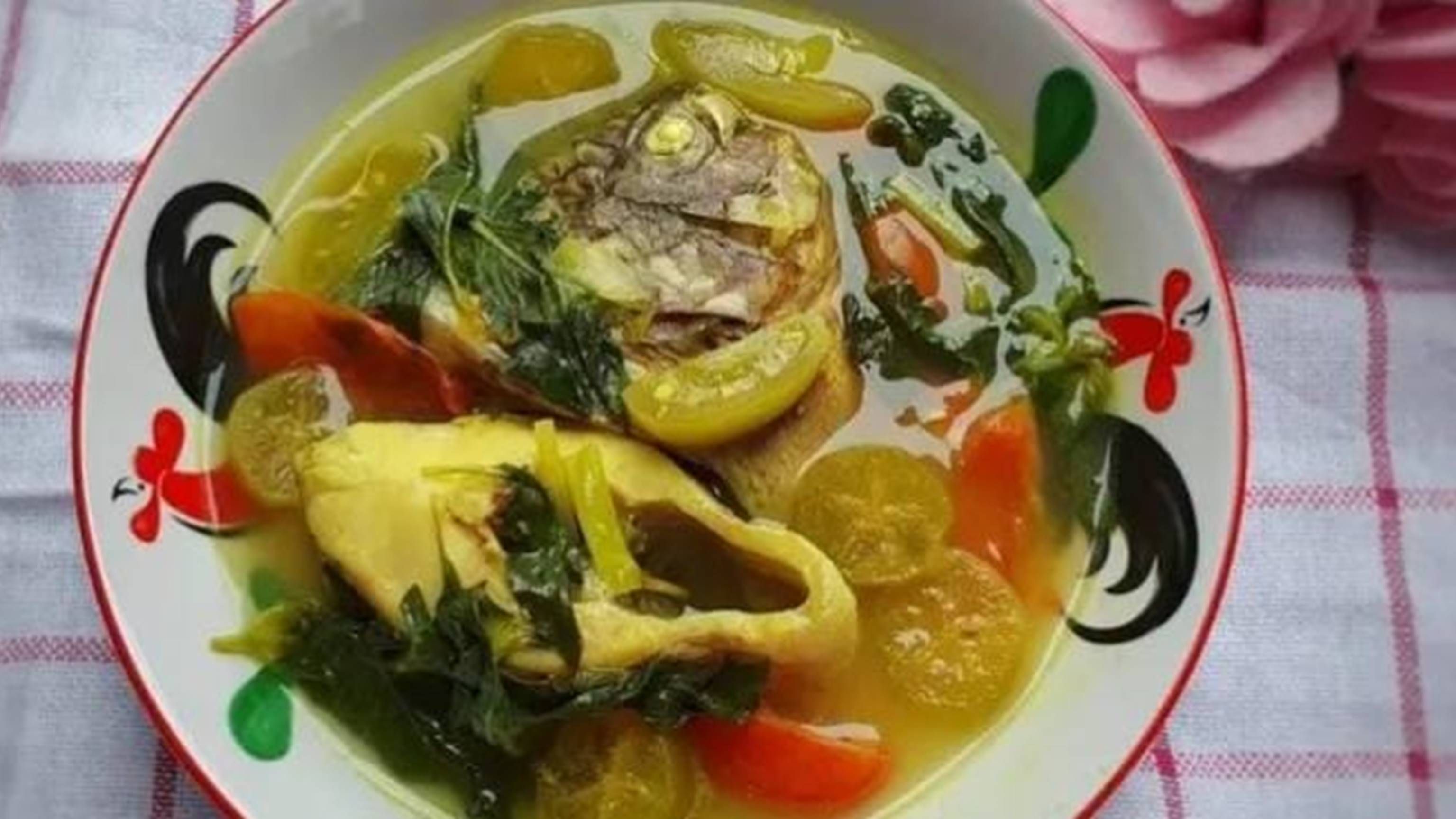 Sup ikan nila kemangi, segar kuahnya mantap