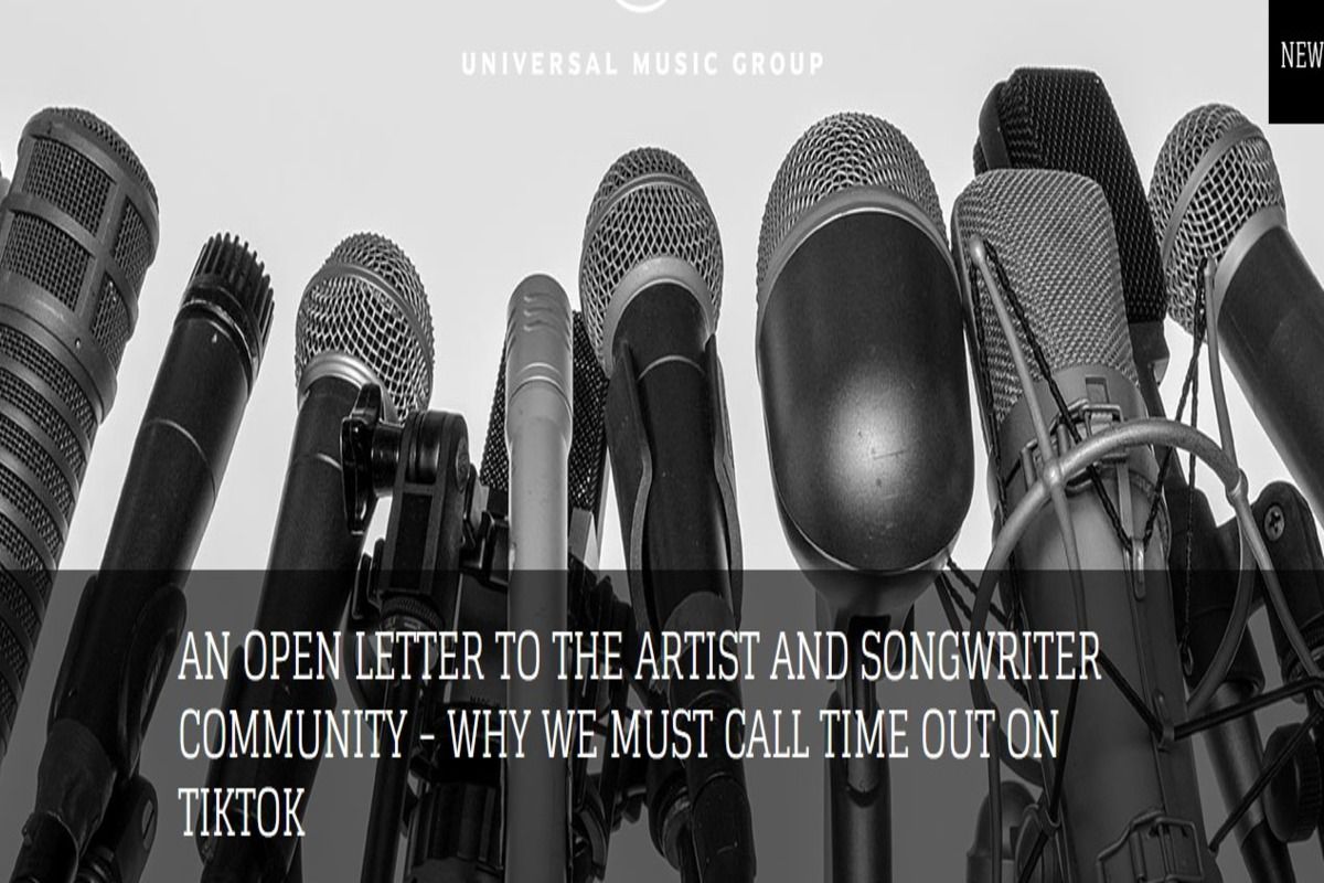 Screenshot web keterangan Universal Music / universalmusic.com