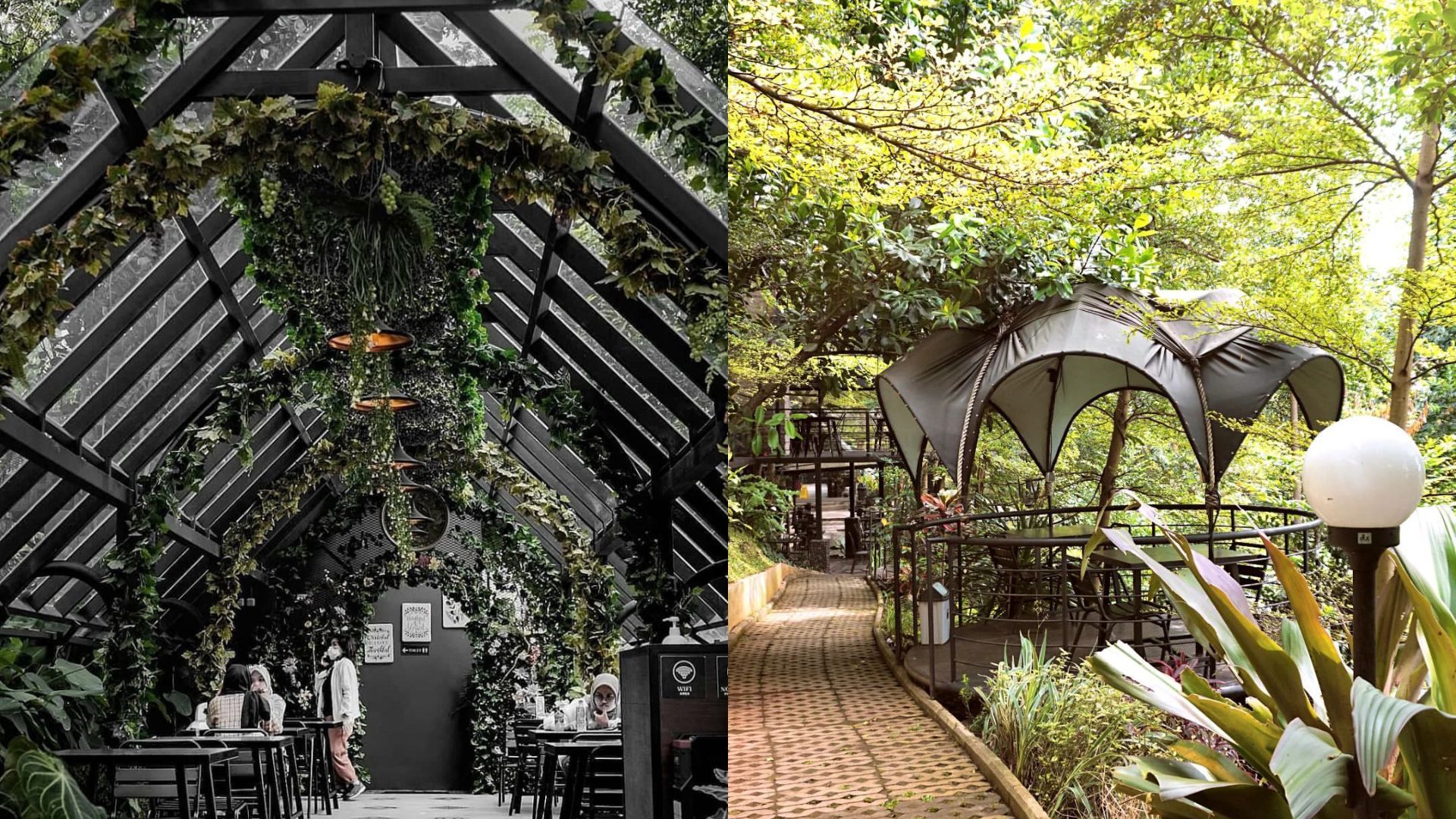 Kopi Bawah Pohon, salah satu cafe favorit anak muda ini berlokasi di Dago, Bandung.