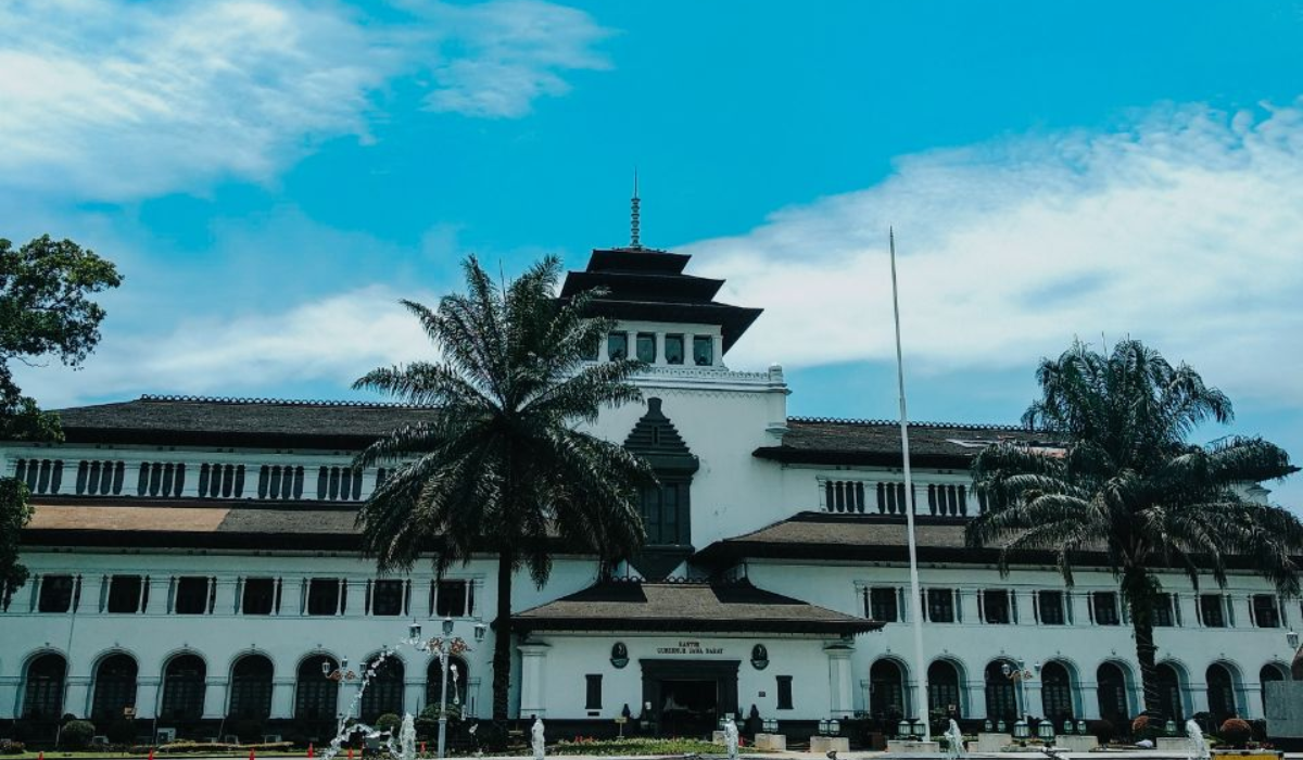 Gedung Sate, Kota Bandung, Jawa Barat.